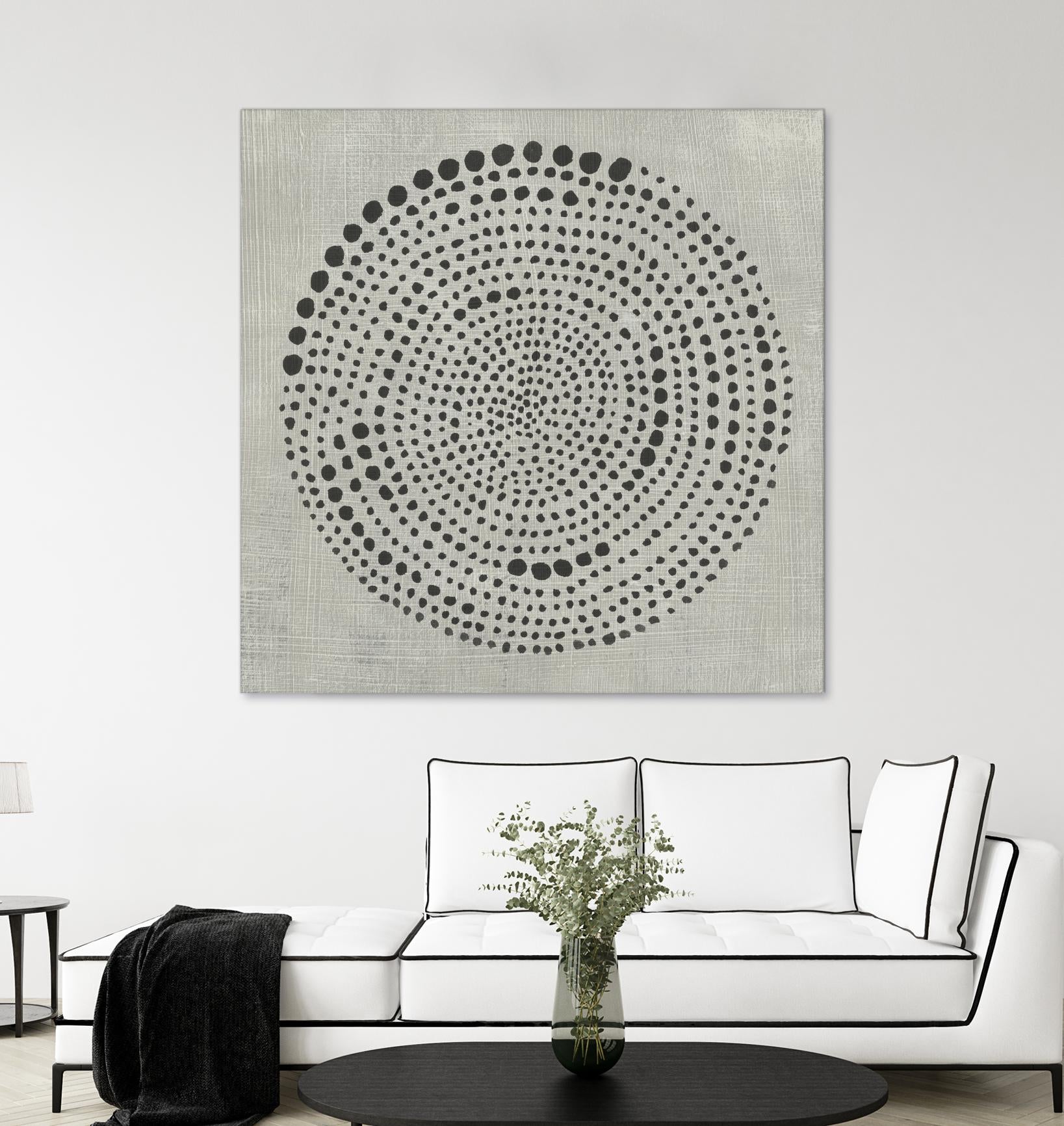 Mythos II by Chariklia Zarris on GIANT ART - black black & white circle