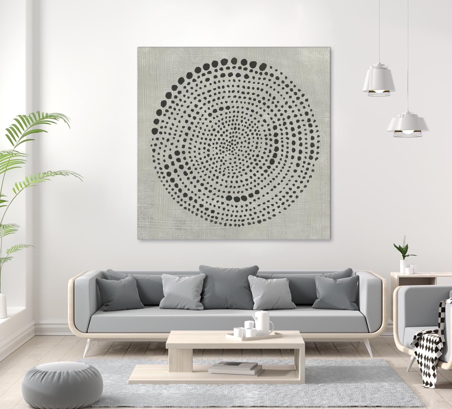 Mythos II by Chariklia Zarris on GIANT ART - black black & white circle