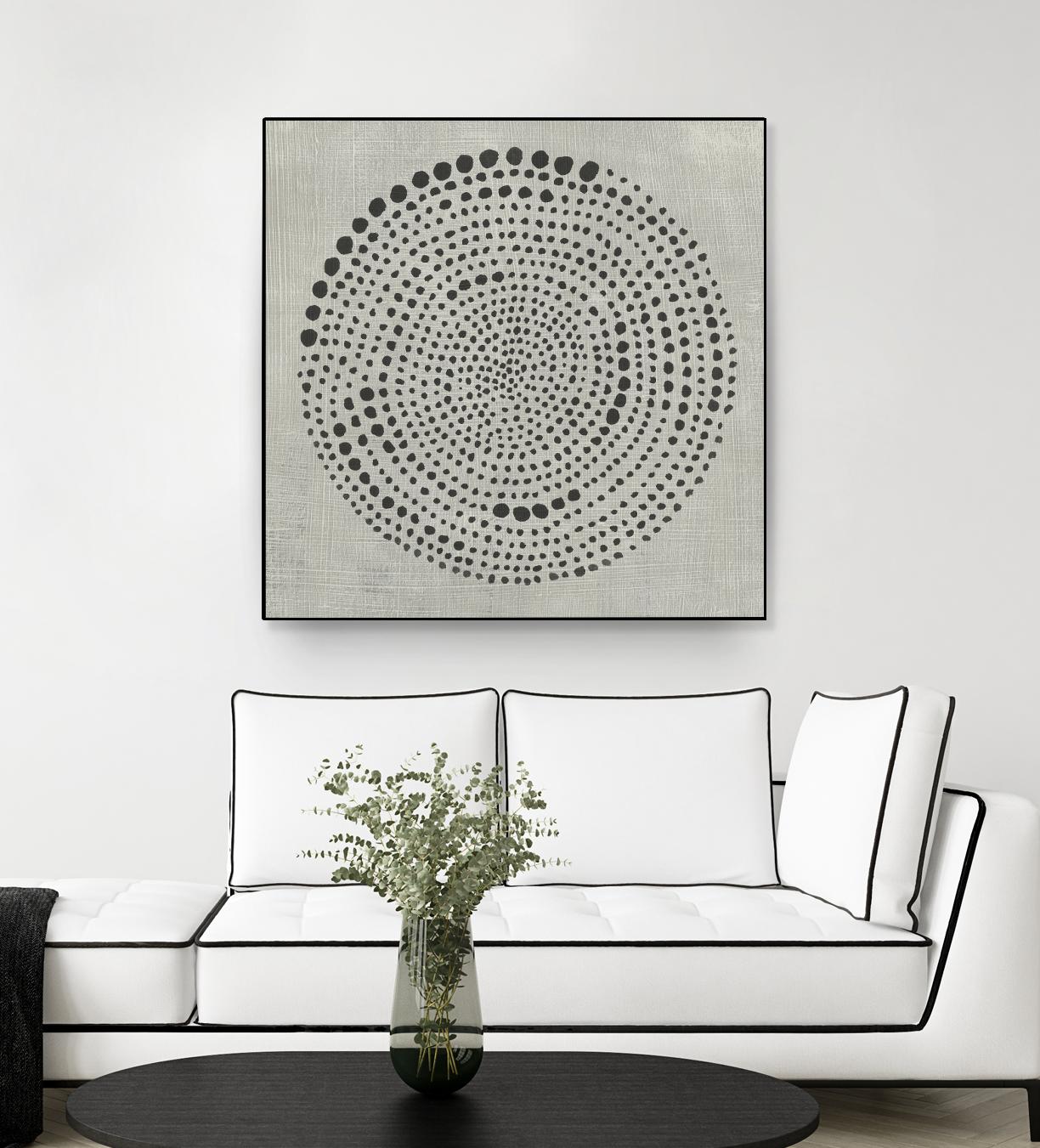 Mythos II by Chariklia Zarris on GIANT ART - black black & white circle