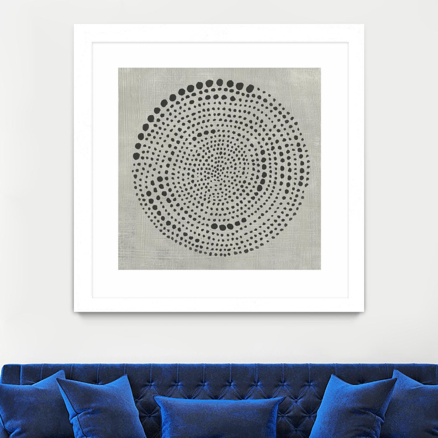 Mythos II by Chariklia Zarris on GIANT ART - black black & white circle