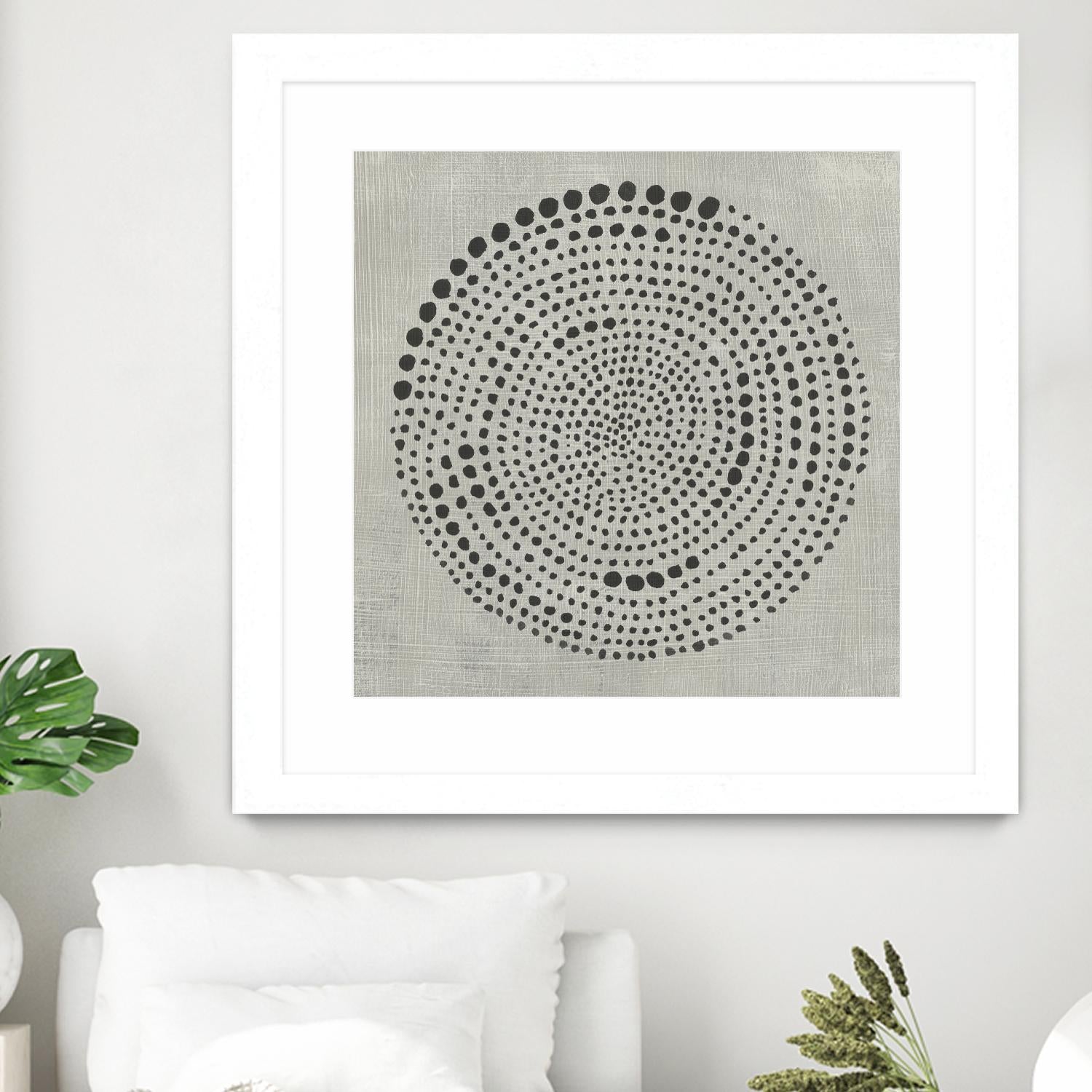 Mythos II by Chariklia Zarris on GIANT ART - black black & white circle