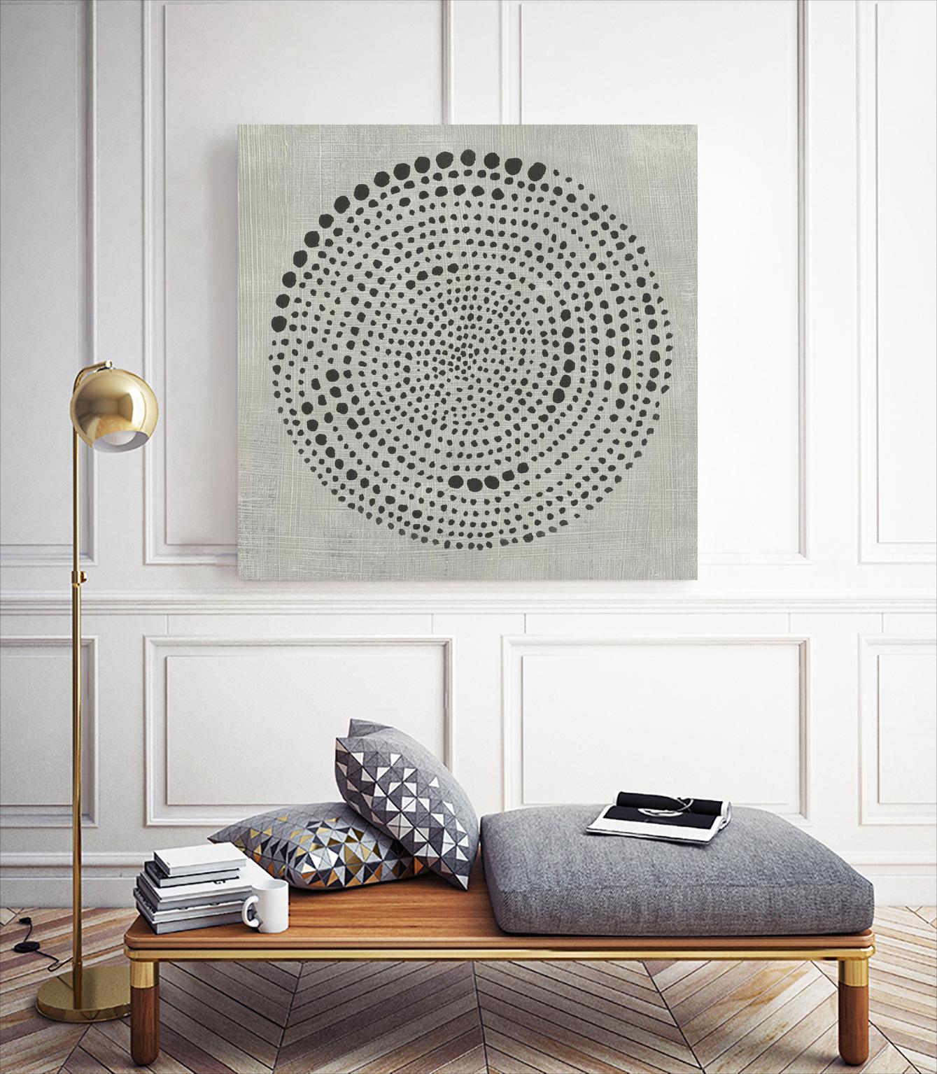 Mythos II by Chariklia Zarris on GIANT ART - black black & white circle
