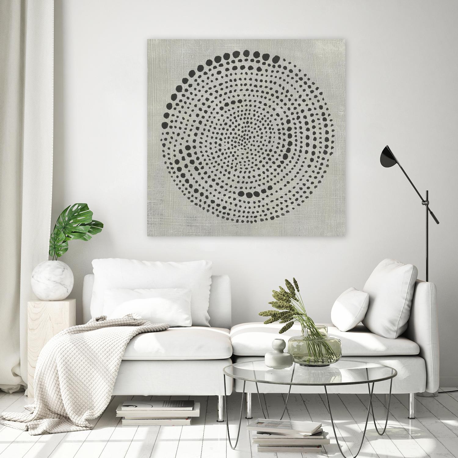 Mythos II by Chariklia Zarris on GIANT ART - black black & white circle