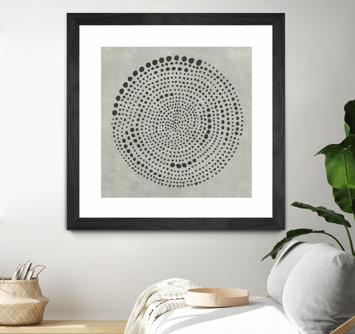Mythos II by Chariklia Zarris on GIANT ART - black black & white circle