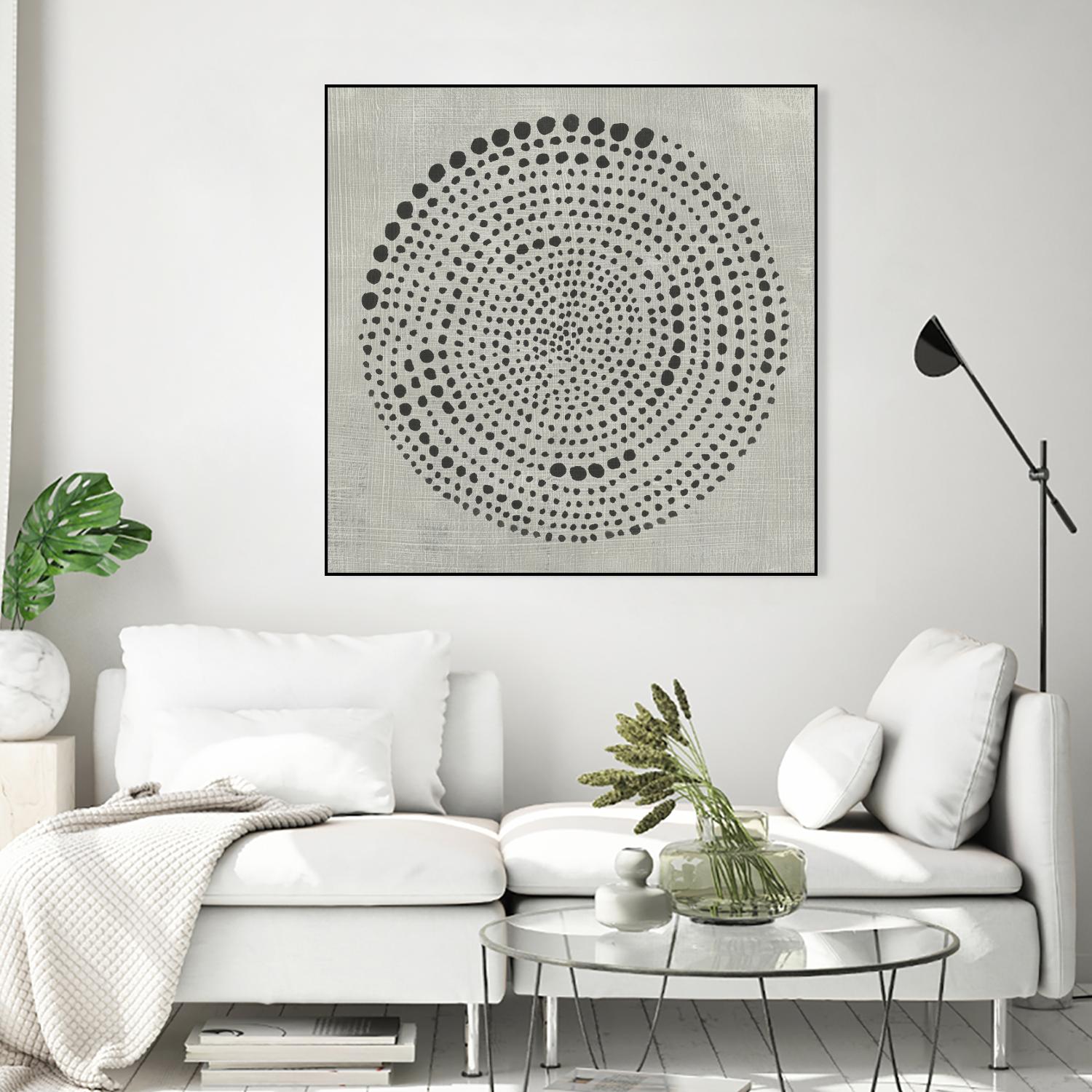 Mythos II by Chariklia Zarris on GIANT ART - black black & white circle