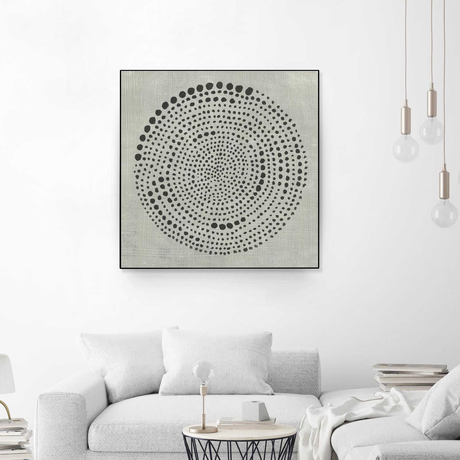 Mythos II by Chariklia Zarris on GIANT ART - black black & white circle