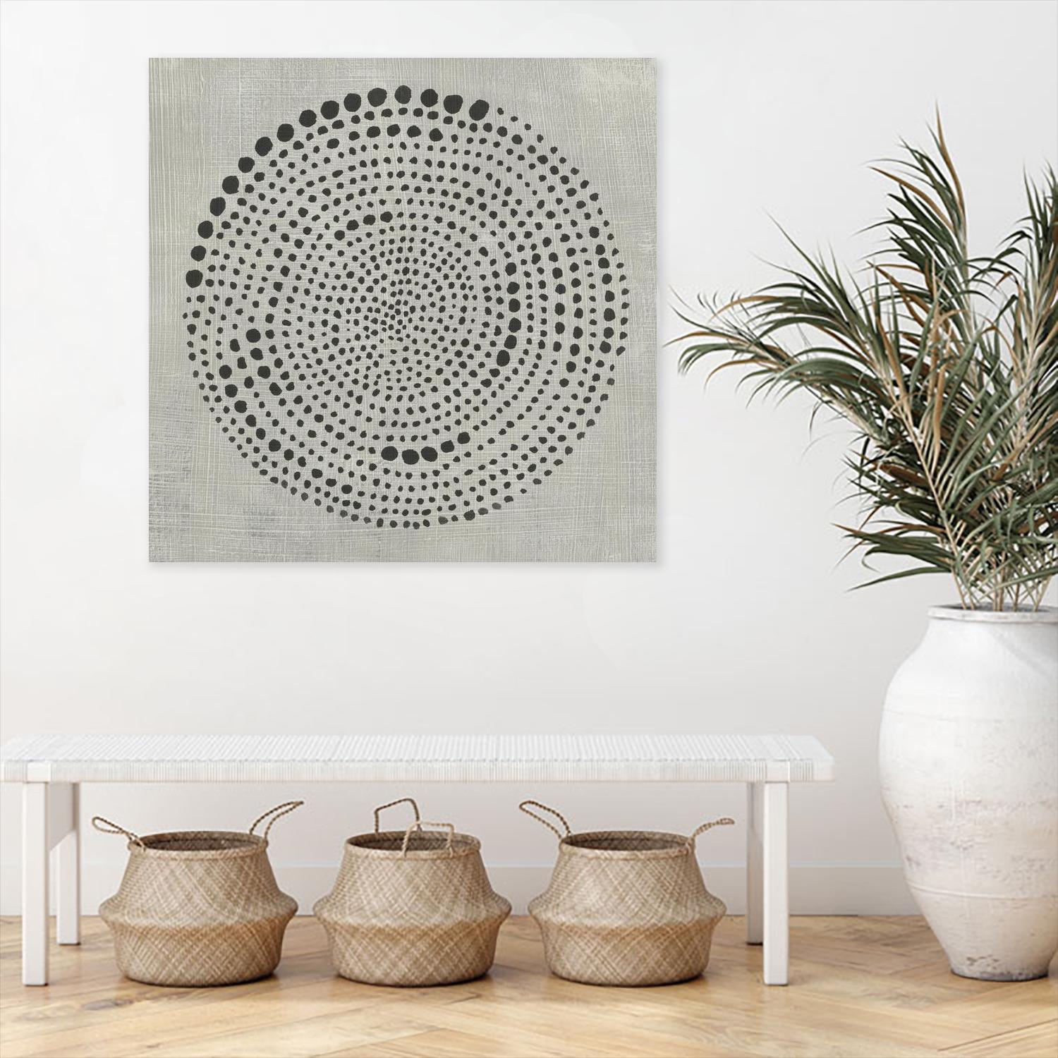 Mythos II by Chariklia Zarris on GIANT ART - black black & white circle
