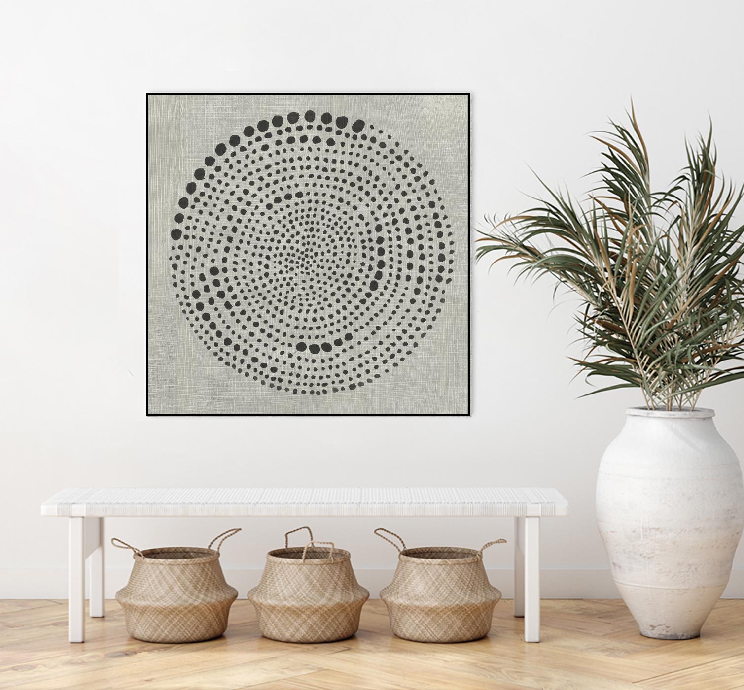 Mythos II by Chariklia Zarris on GIANT ART - black black & white circle