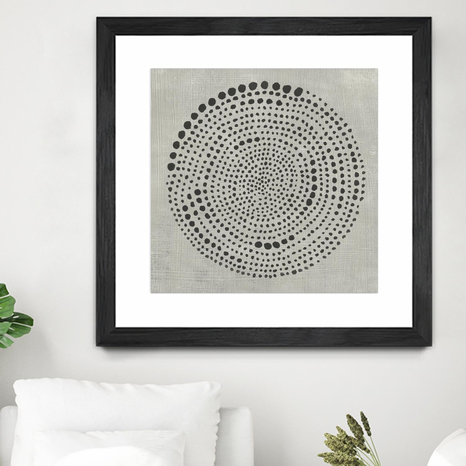 Mythos II by Chariklia Zarris on GIANT ART - black black & white circle