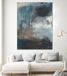 Umbra I by Sue Jachimiec on GIANT ART - blue abstract