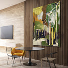 Trees & Wires X by Erin McGee Ferrell on GIANT ART - green abstract