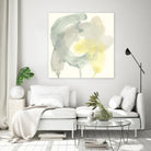 Lunar Sunrise II by June Erica Vess on GIANT ART - yellow abstract