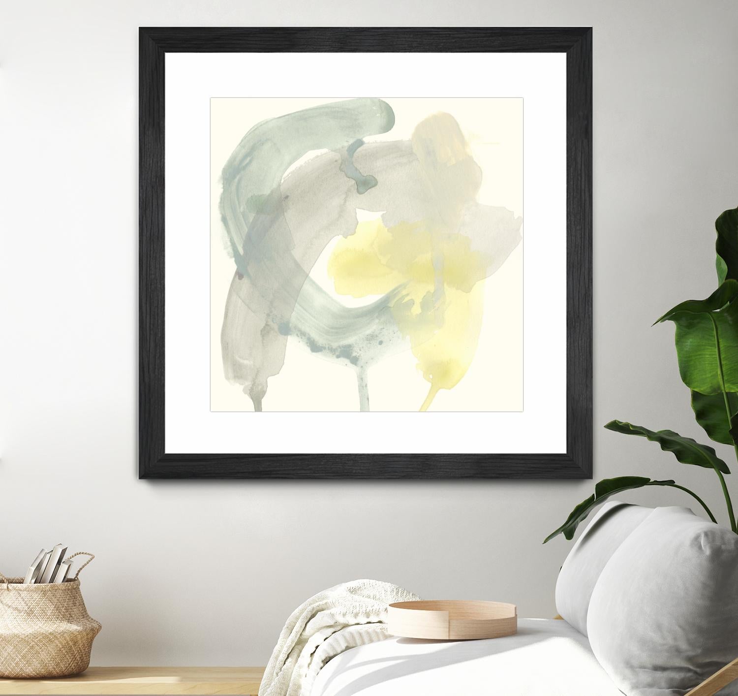 Lunar Sunrise II by June Erica Vess on GIANT ART - yellow abstract