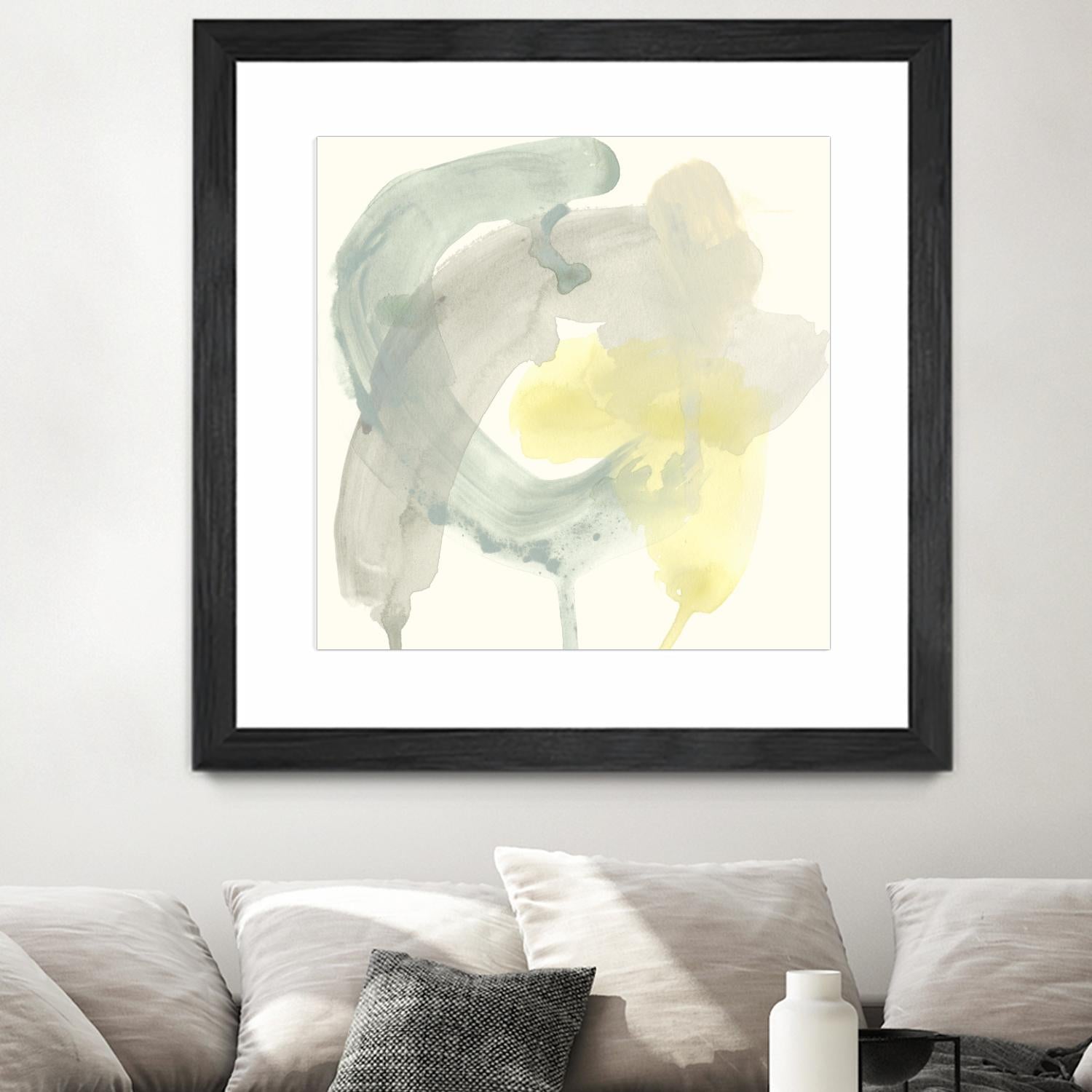 Lunar Sunrise II by June Erica Vess on GIANT ART - yellow abstract