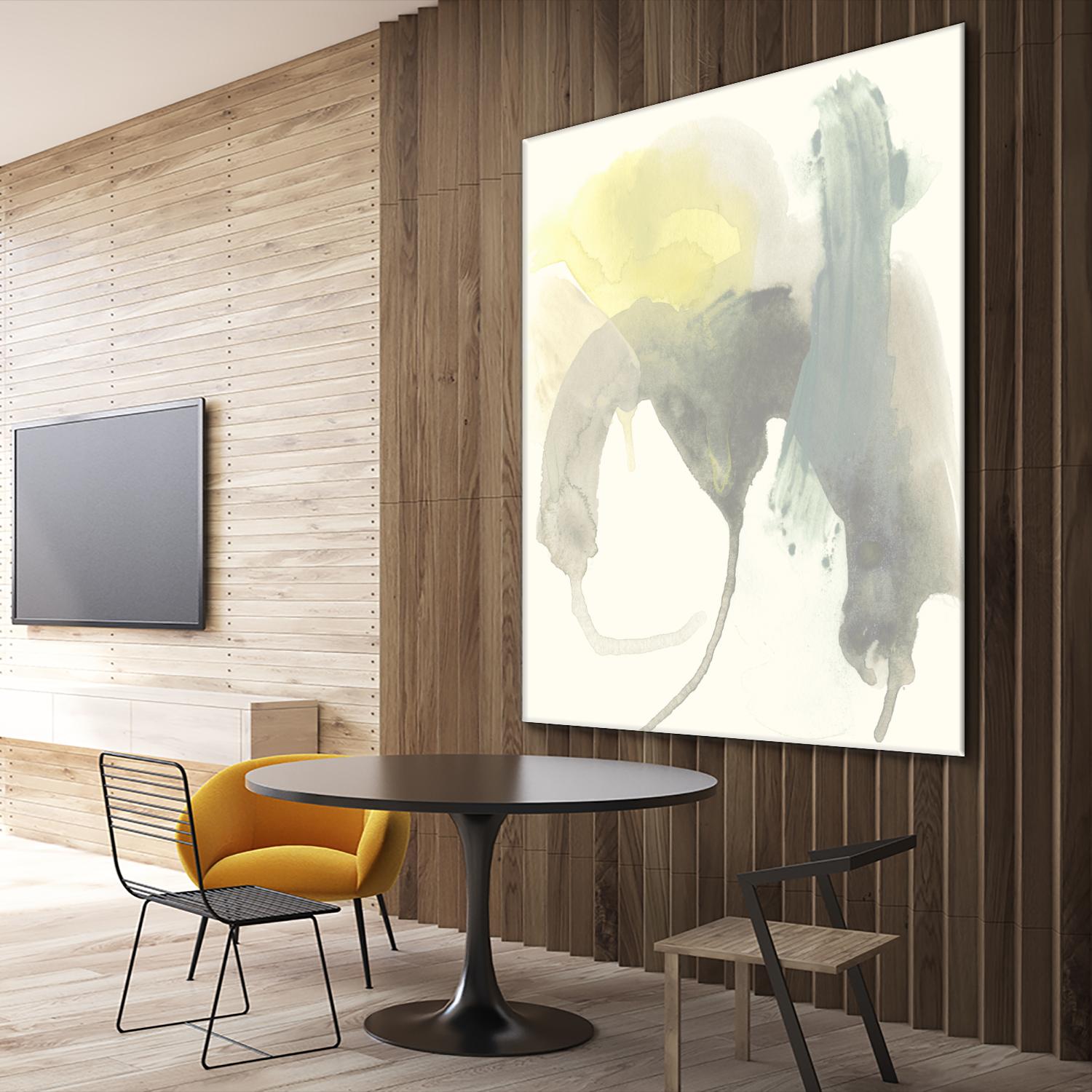 Lunar Sunrise III by June Erica Vess on GIANT ART - yellow abstract