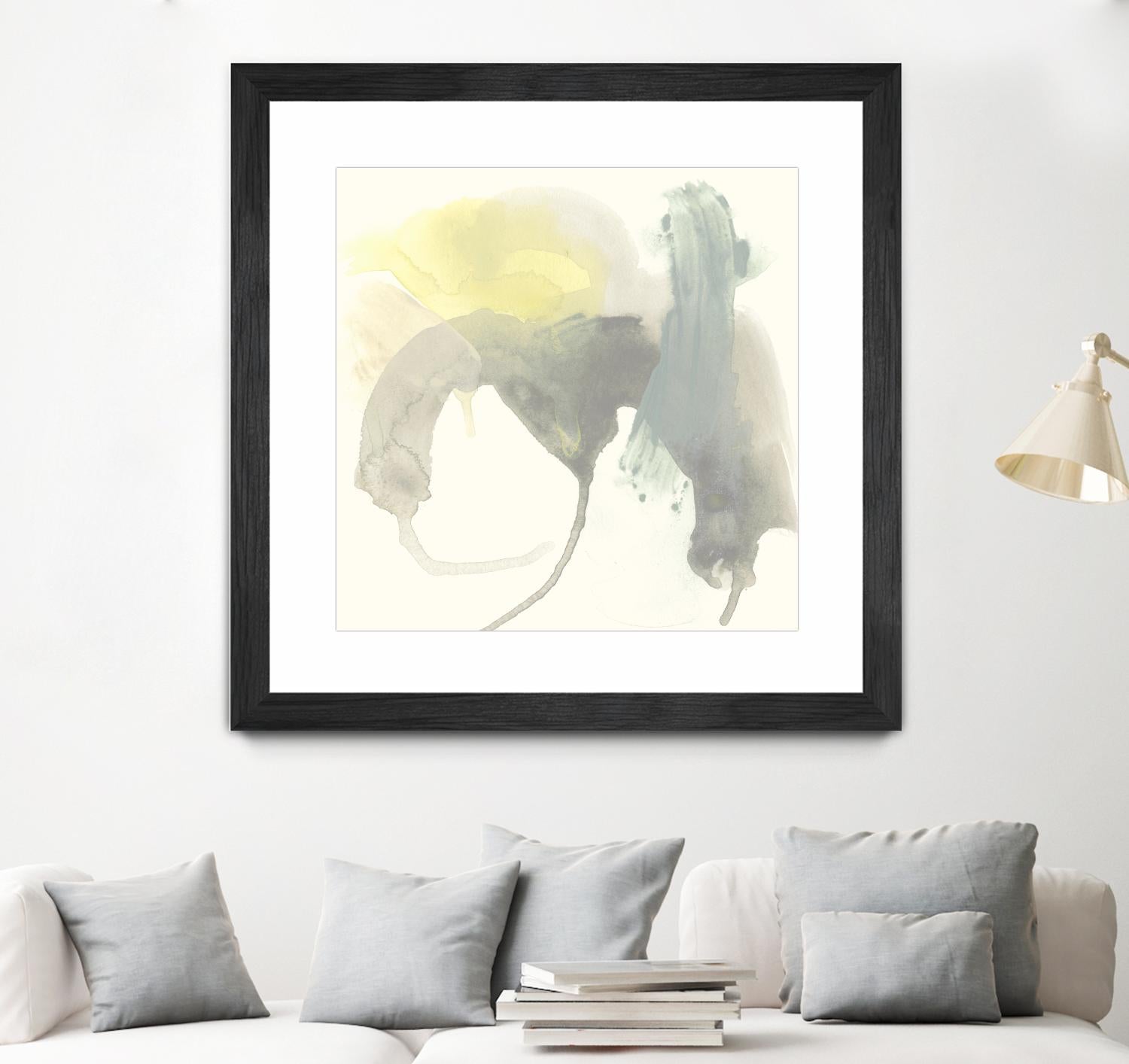 Lunar Sunrise III by June Erica Vess on GIANT ART - yellow abstract