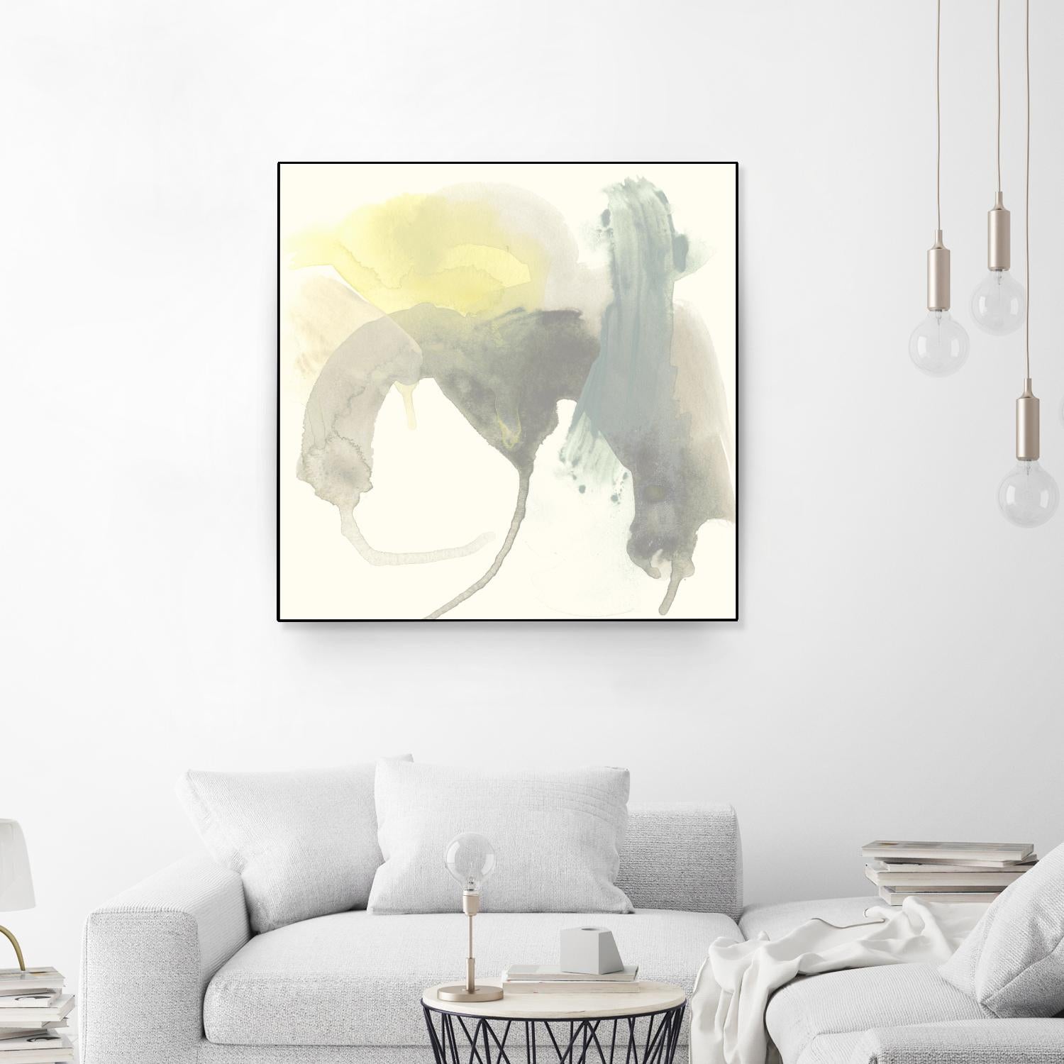 Lunar Sunrise III by June Erica Vess on GIANT ART - yellow abstract
