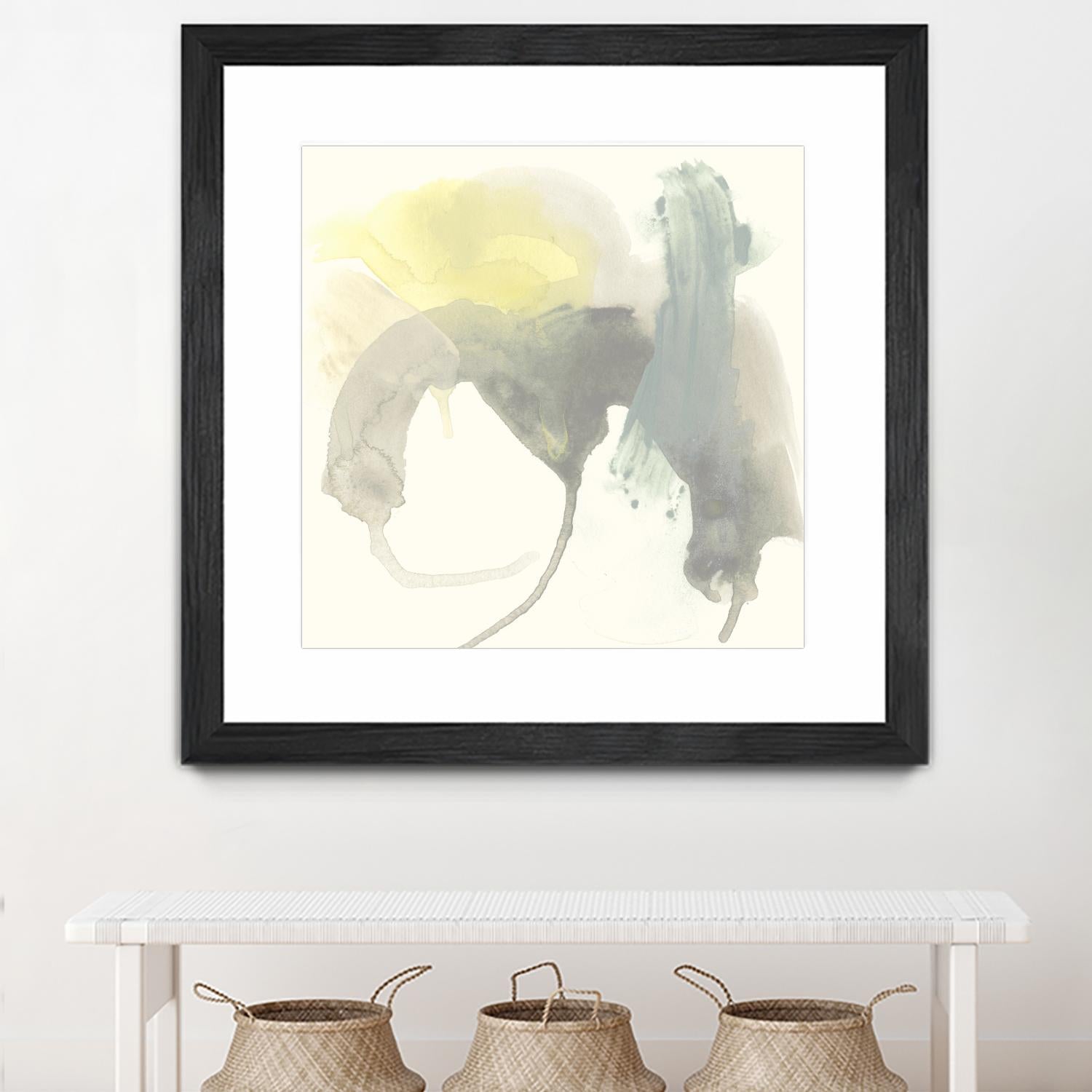 Lunar Sunrise III by June Erica Vess on GIANT ART - yellow abstract