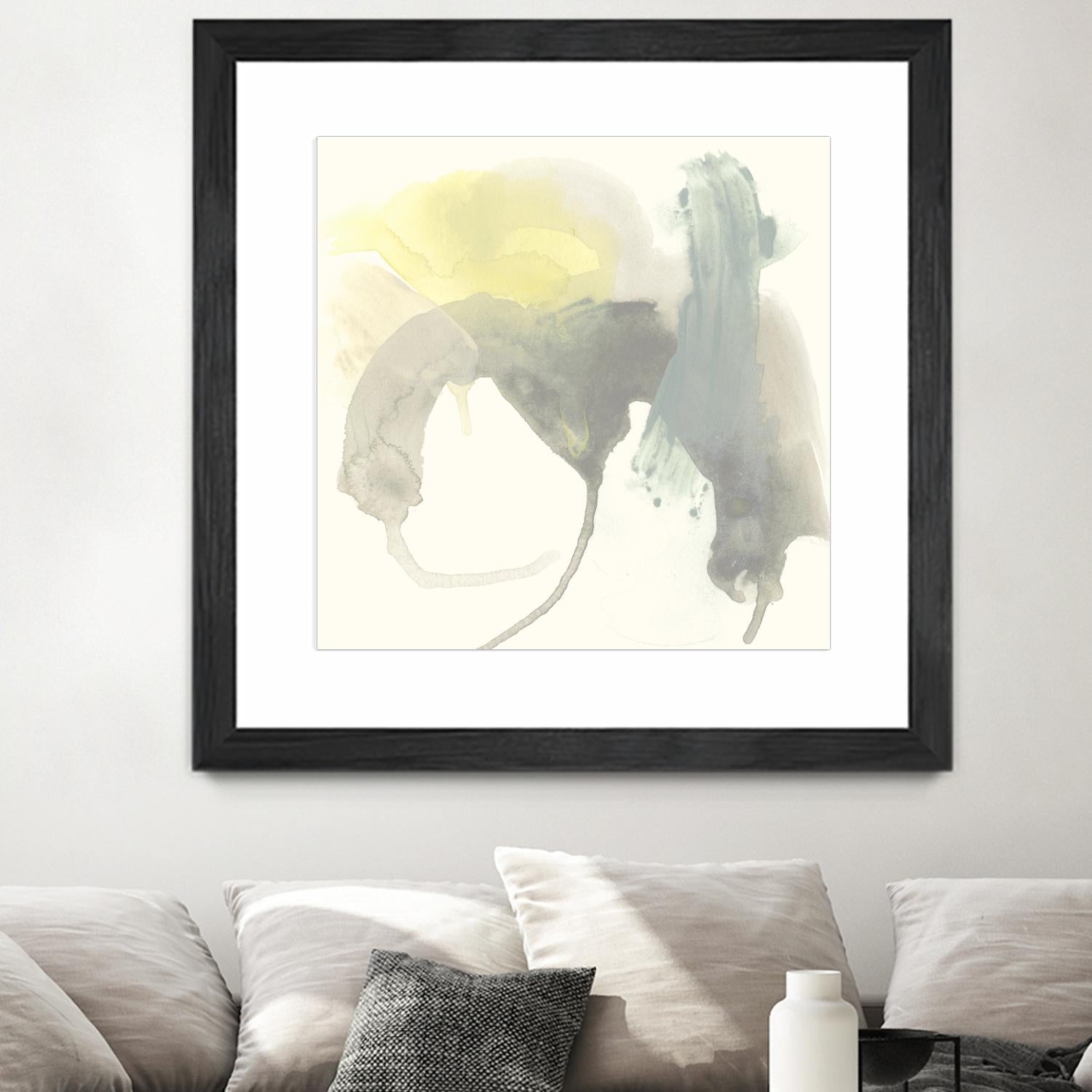 Lunar Sunrise III by June Erica Vess on GIANT ART - yellow abstract