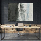 Black & Grey & Blue II by Studio W on GIANT ART - blue abstract
