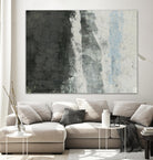 Black & Grey & Blue II by Studio W on GIANT ART - blue abstract