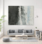 Black & Grey & Blue II by Studio W on GIANT ART - blue abstract