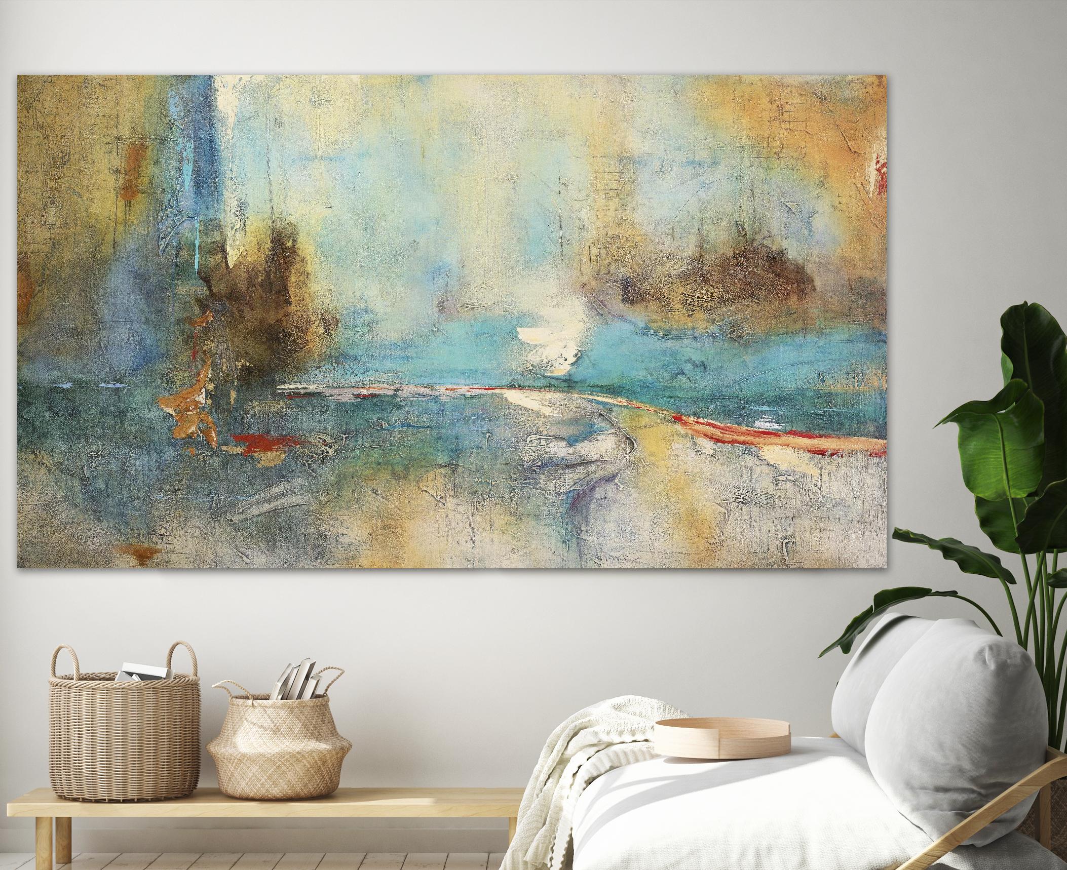 Sabiduria en Azul by Gabriela Villarreal on GIANT ART - blue abstract