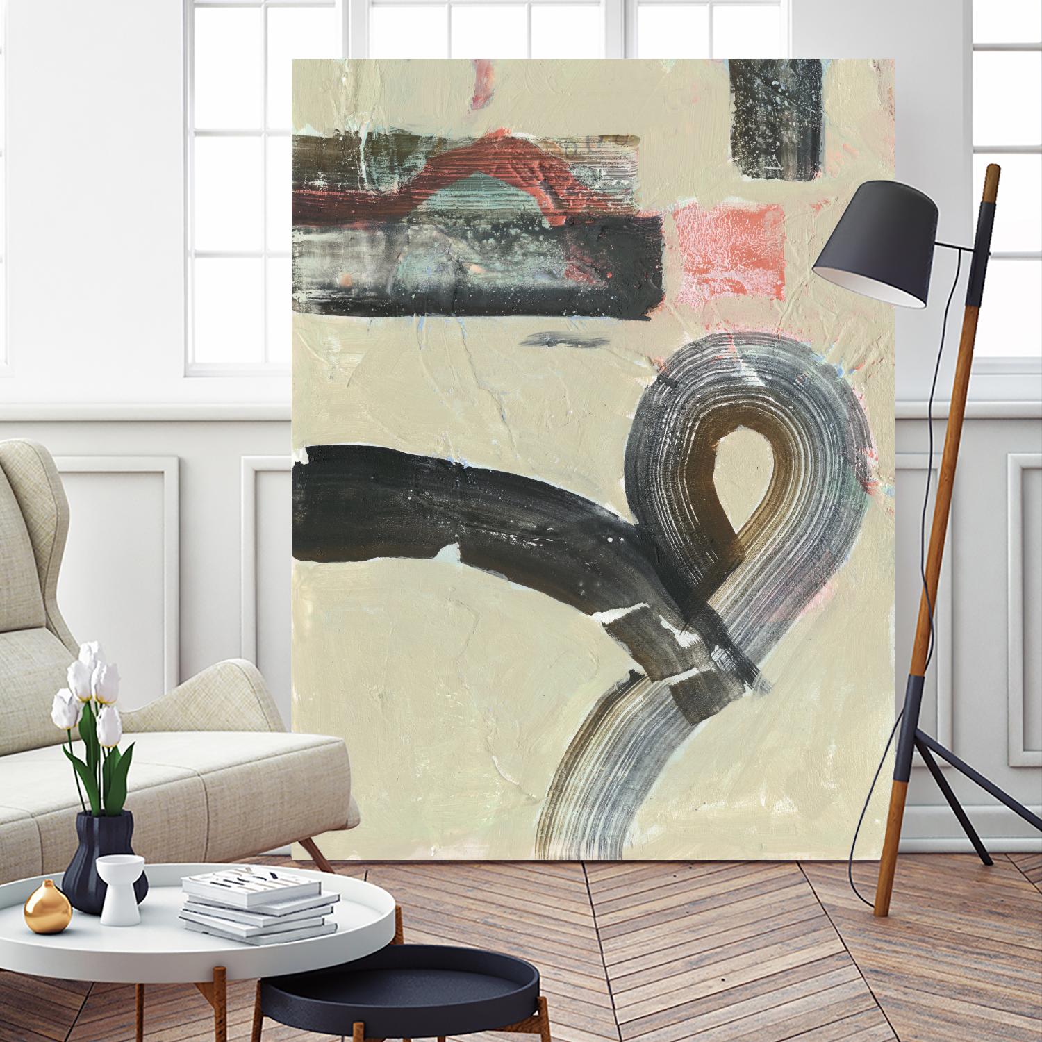 Striate I by Victoria Borges on GIANT ART - brown abstract