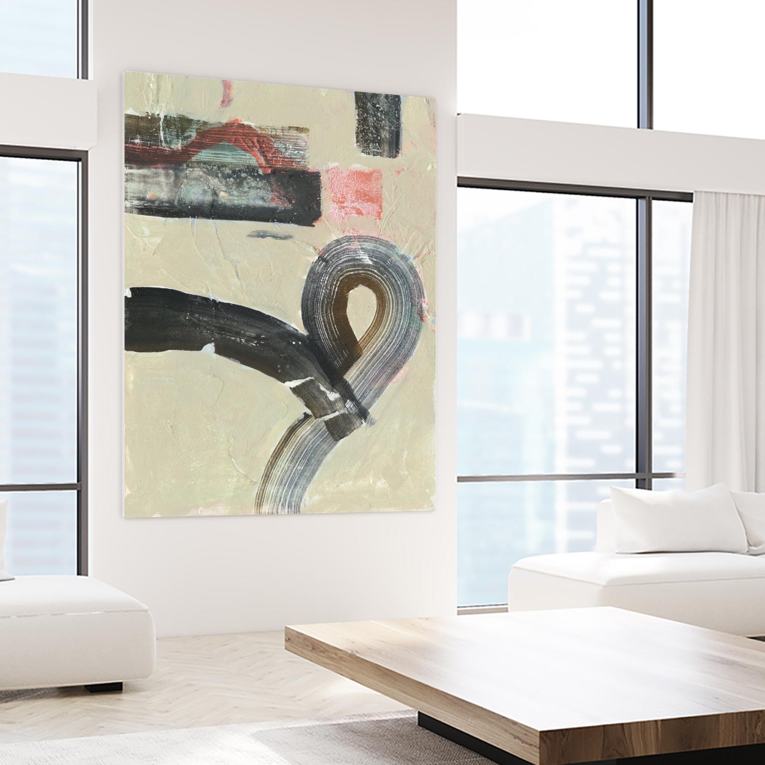 Striate I by Victoria Borges on GIANT ART - brown abstract