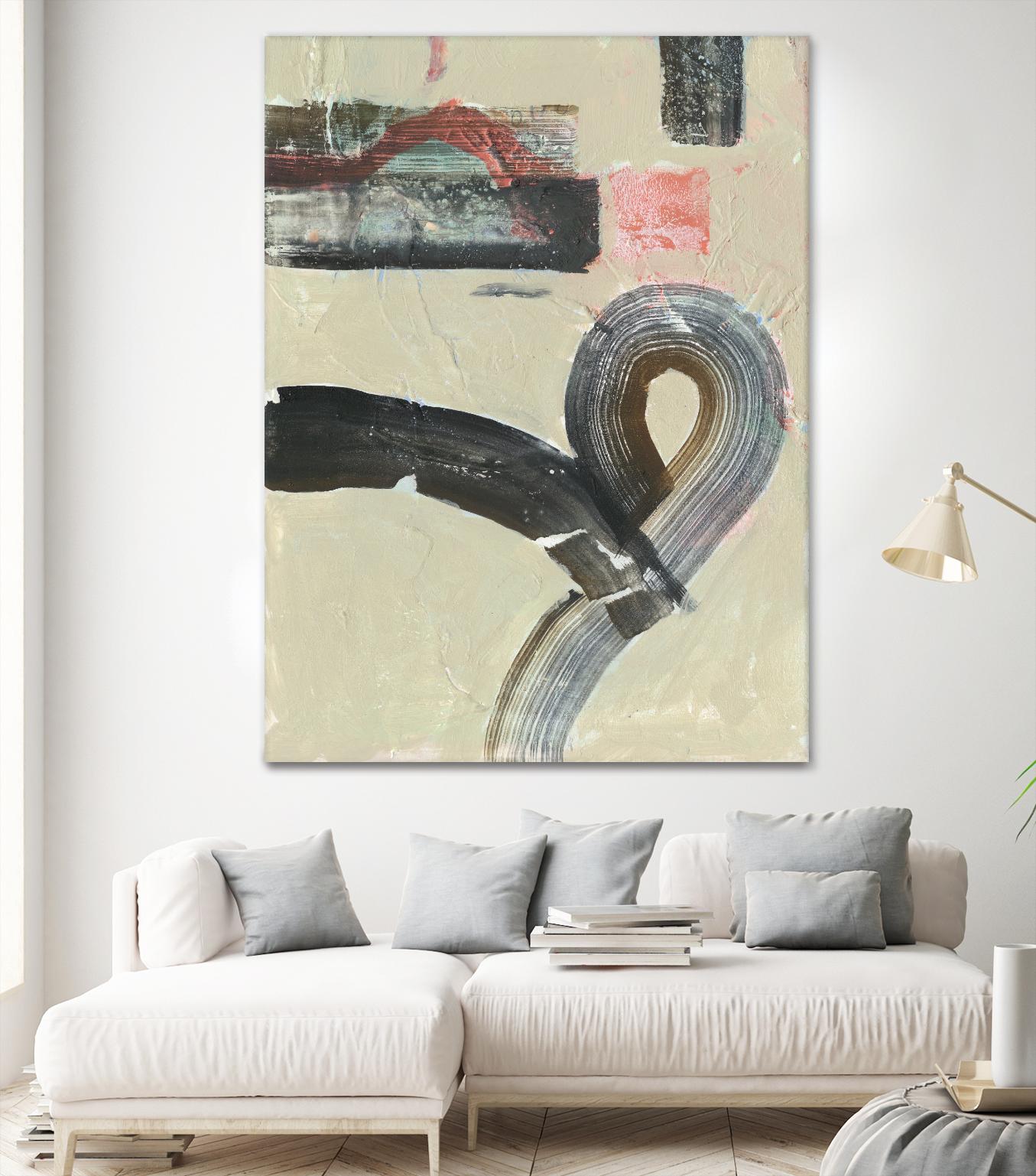 Striate I by Victoria Borges on GIANT ART - brown abstract