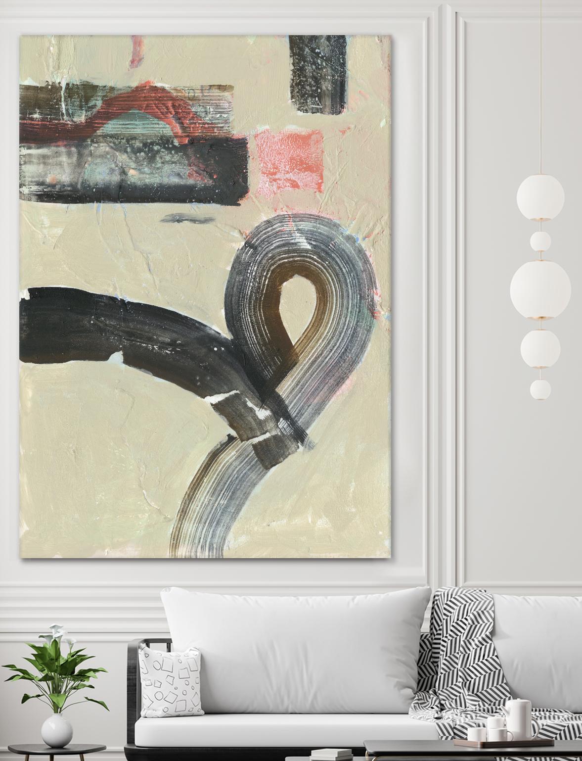 Striate I by Victoria Borges on GIANT ART - brown abstract