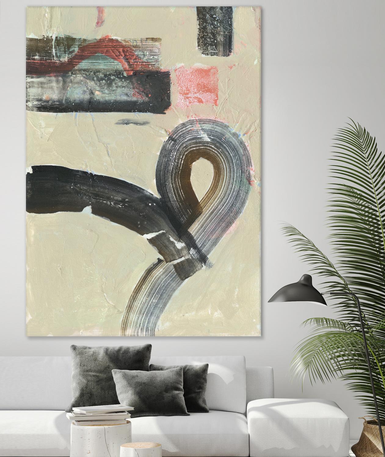 Striate I by Victoria Borges on GIANT ART - brown abstract