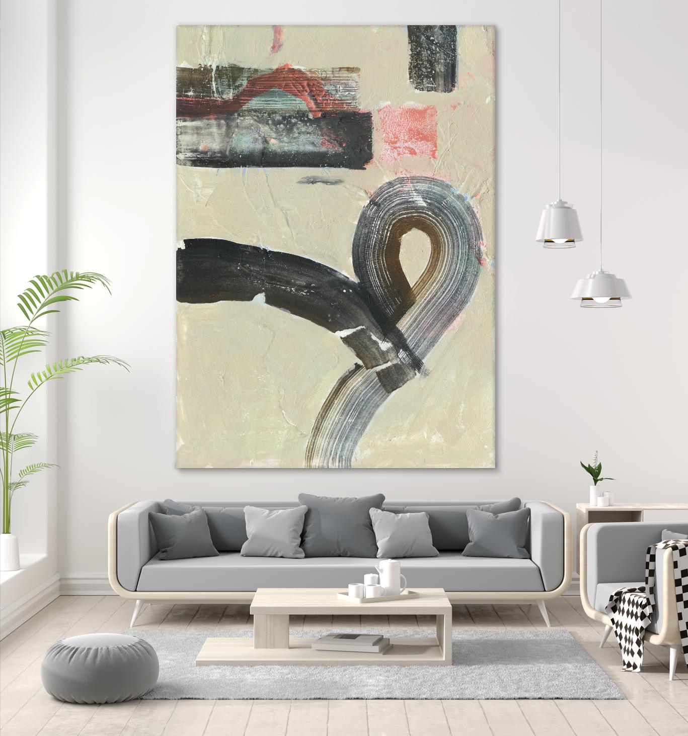 Striate I by Victoria Borges on GIANT ART - brown abstract