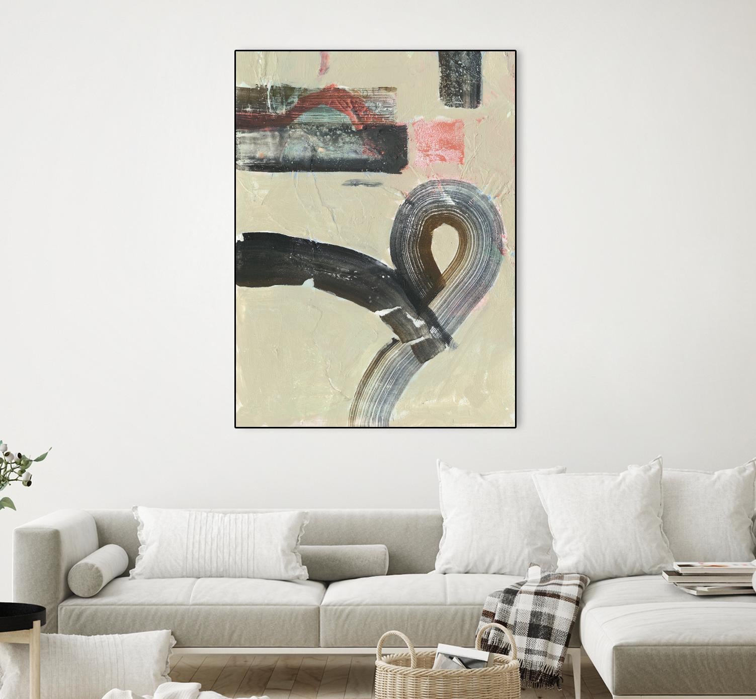 Striate I by Victoria Borges on GIANT ART - brown abstract