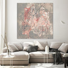 Blush Kinesis I by Jennifer Goldberger on GIANT ART - pink abstract