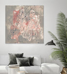 Blush Kinesis I by Jennifer Goldberger on GIANT ART - pink abstract