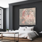 Blush Kinesis I by Jennifer Goldberger on GIANT ART - pink abstract