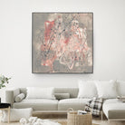 Blush Kinesis I by Jennifer Goldberger on GIANT ART - pink abstract