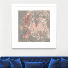 Blush Kinesis I by Jennifer Goldberger on GIANT ART - pink abstract