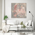 Blush Kinesis I by Jennifer Goldberger on GIANT ART - pink abstract