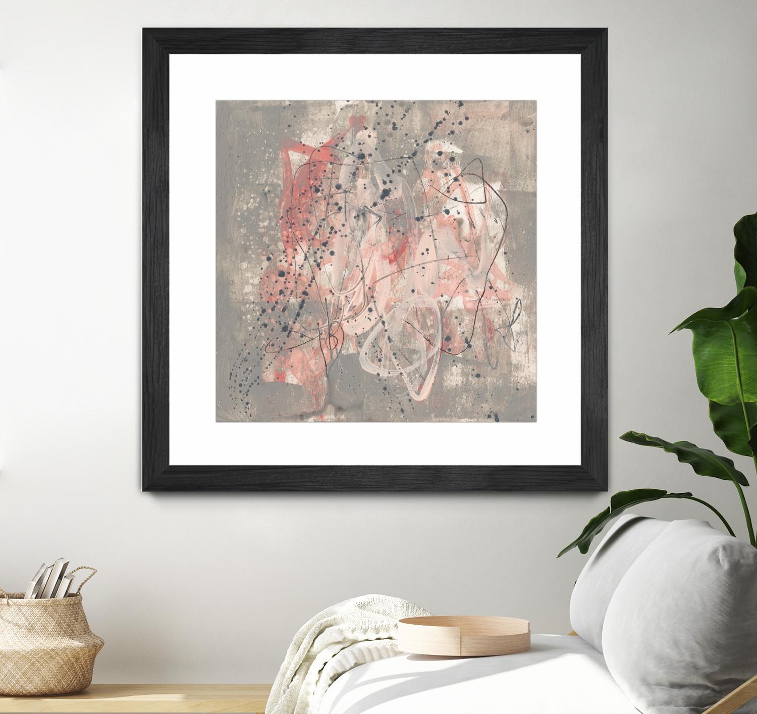 Blush Kinesis I by Jennifer Goldberger on GIANT ART - pink abstract