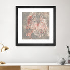 Blush Kinesis I by Jennifer Goldberger on GIANT ART - pink abstract