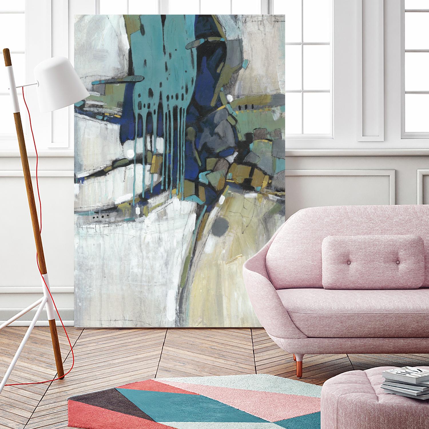 Separation II by Tim OToole on GIANT ART - blue abstract