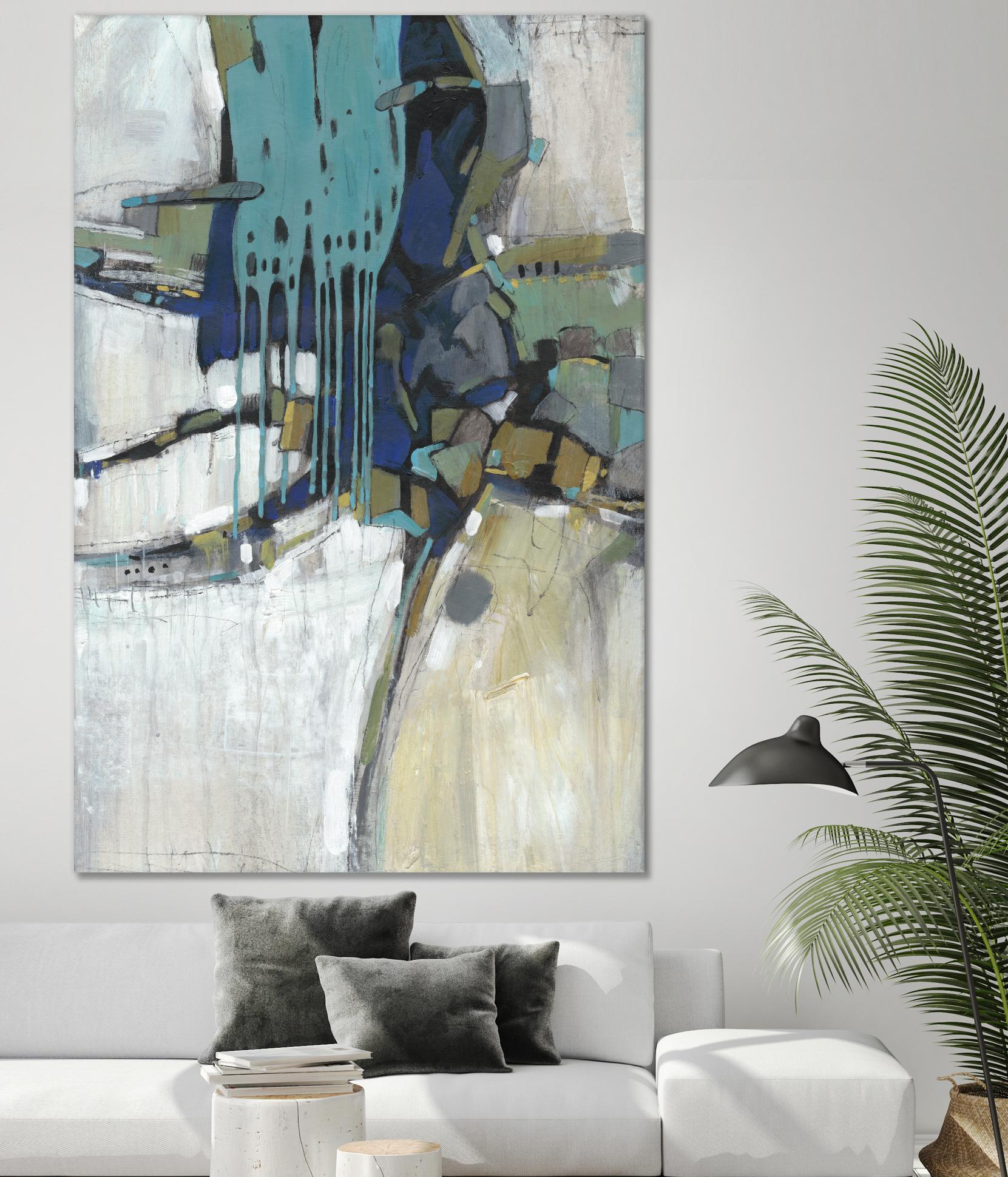 Separation II by Tim OToole on GIANT ART - blue abstract