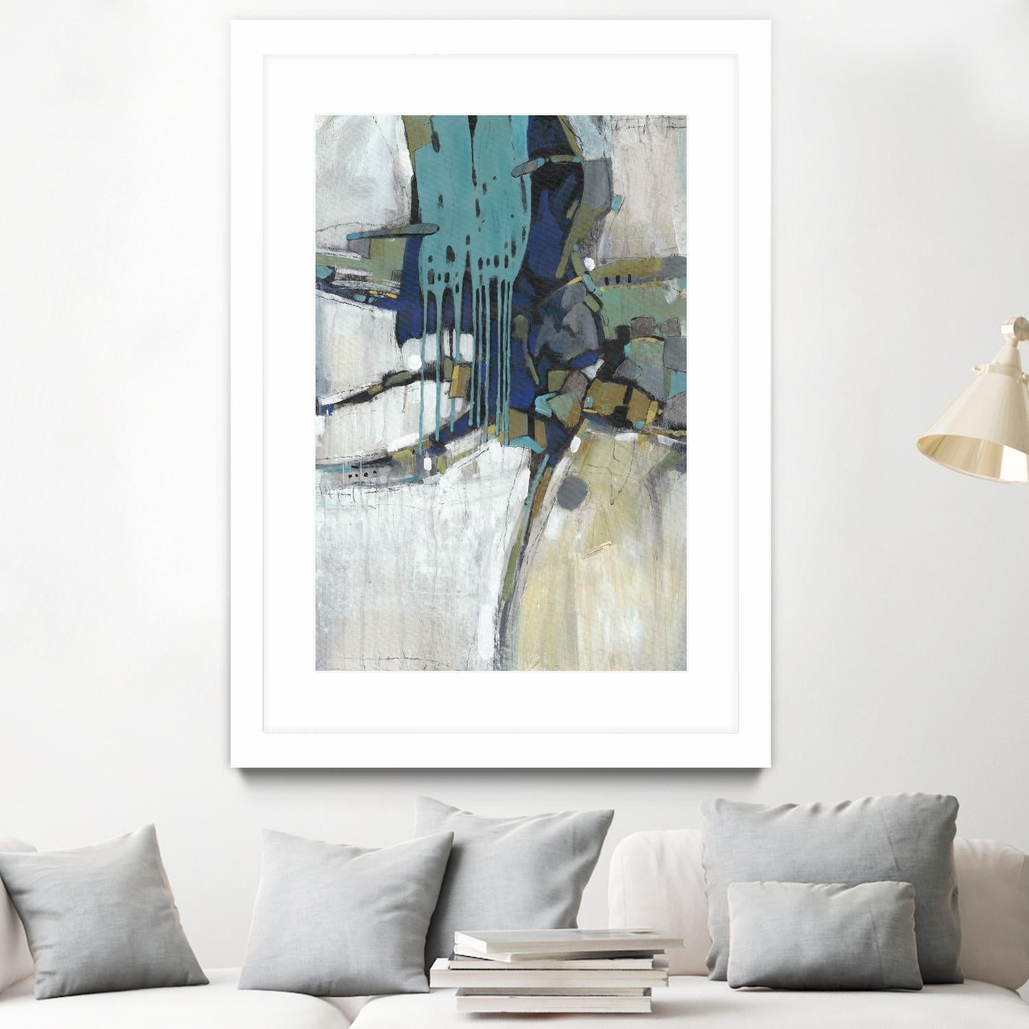 Separation II by Tim OToole on GIANT ART - blue abstract