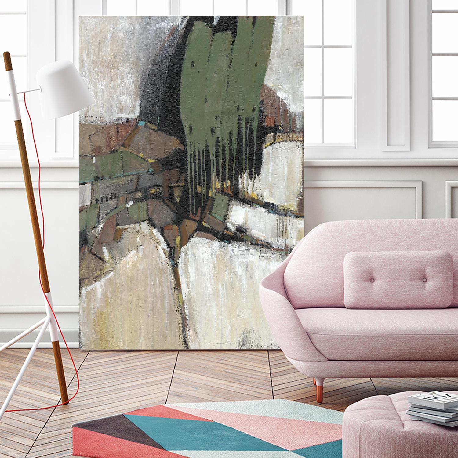 Separation III by Tim OToole on GIANT ART - green abstract