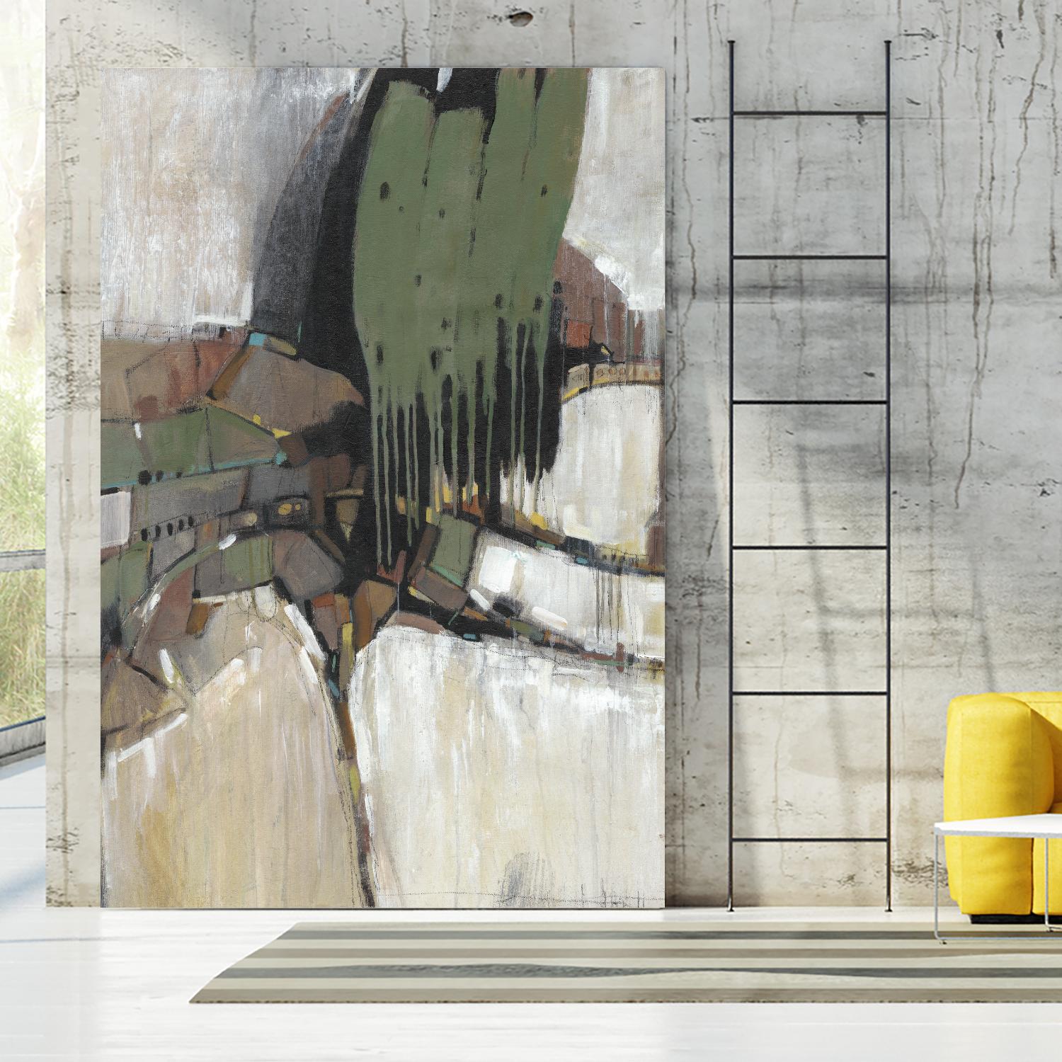 Separation III by Tim OToole on GIANT ART - green abstract