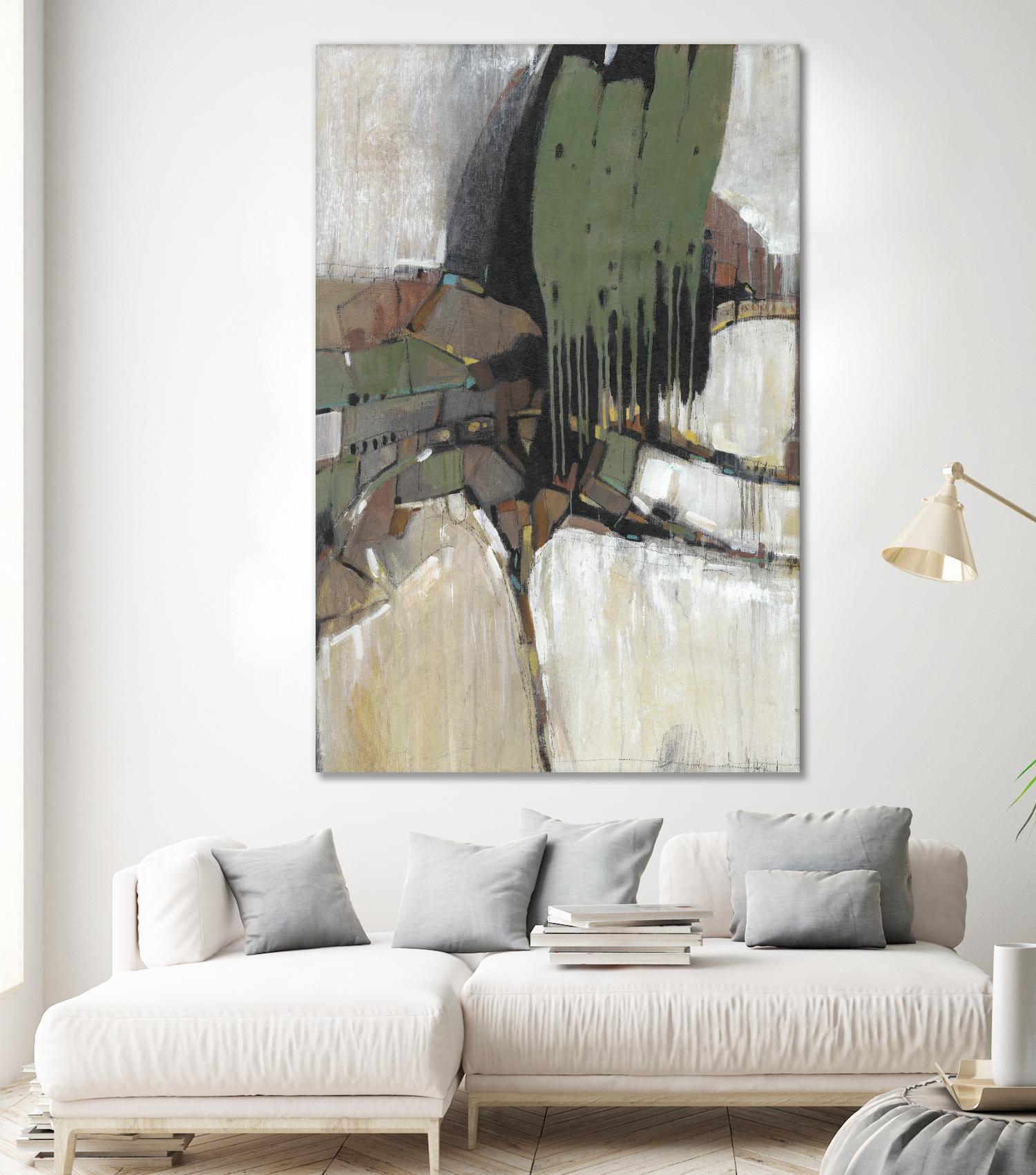 Separation III by Tim OToole on GIANT ART - green abstract