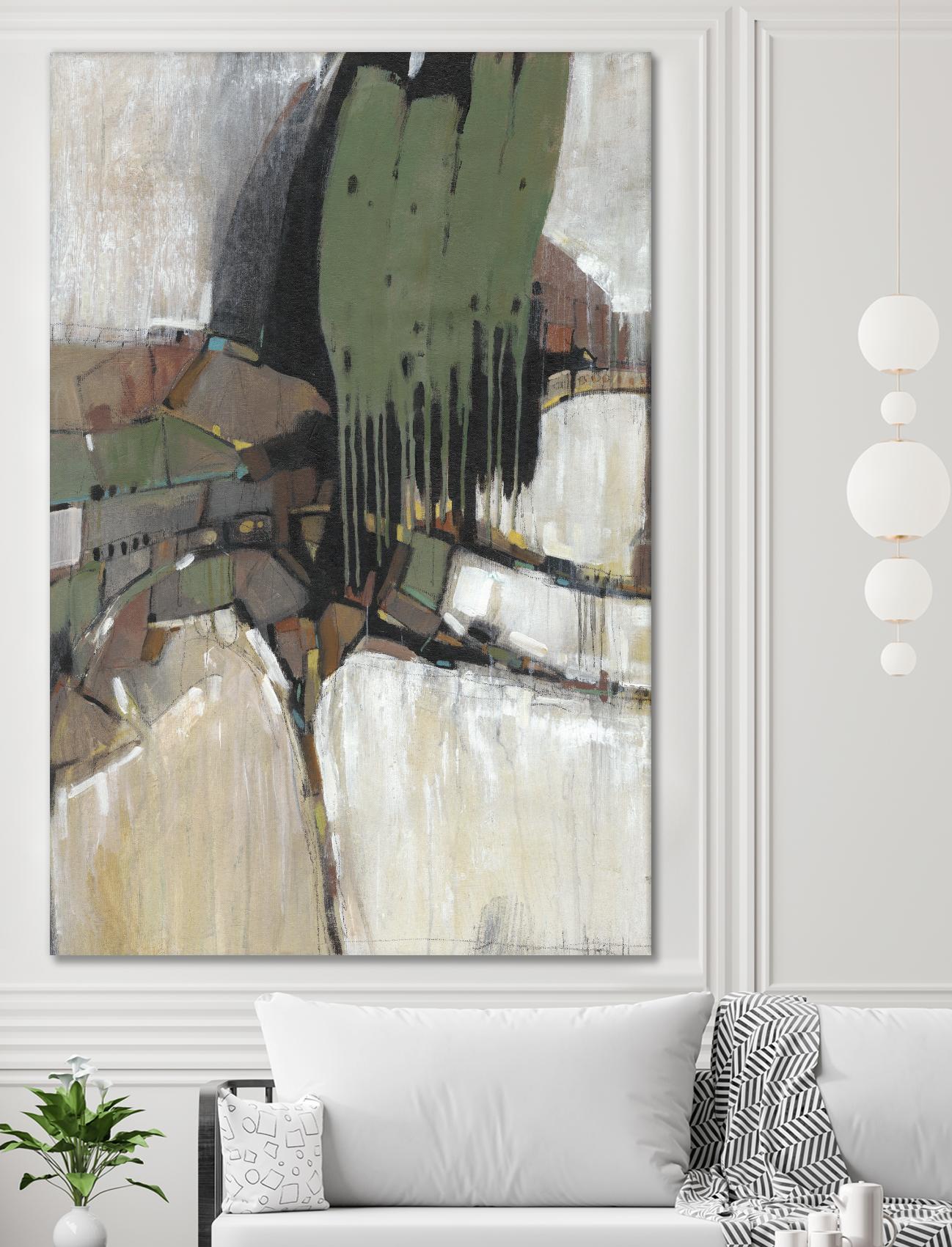 Separation III by Tim OToole on GIANT ART - green abstract