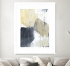 Neutral Divide I by Jennifer Goldberger on GIANT ART - brown abstract